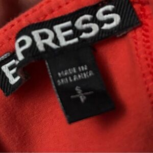 Express Vibrant Red Women's Top